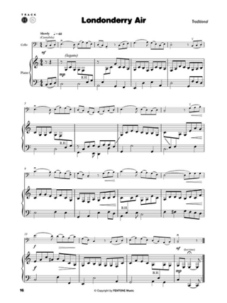 14 Easy tunes for Cello - Colin Cowles - Partition - Violoncelle